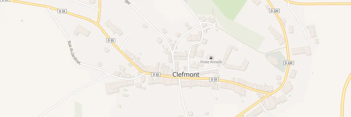 Plan du 23 Rue des Fosses à Clefmont