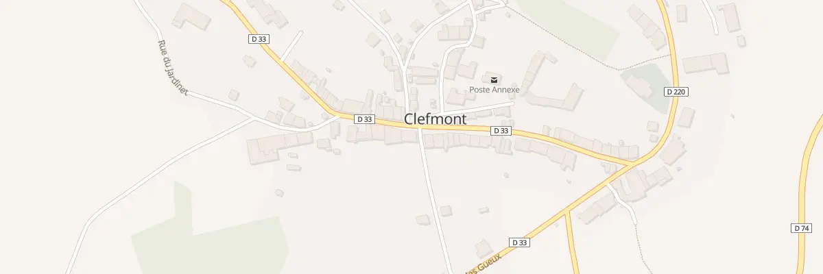 Plan du 37 Rue Gouriere à Clefmont