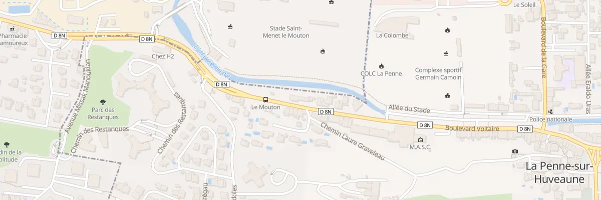 Plan du 43 Bd Voltaire à La Penne-sur-Huveaune