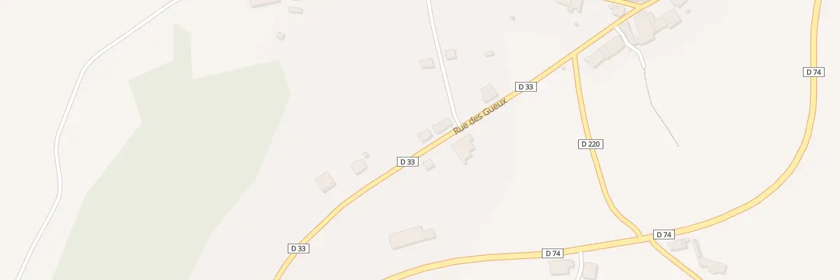 Plan du 28 Rue des Gueux à Clefmont