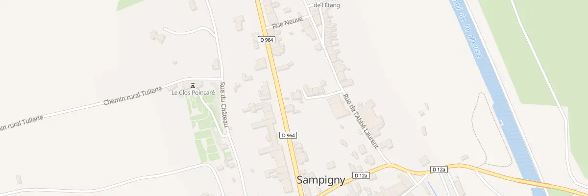 Plan du 4 Rle du Ravin à Sampigny