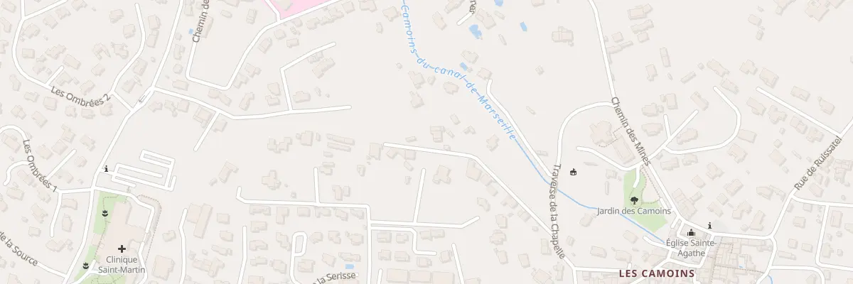 Plan du 14 Tsse de la Chapelle à Marseille 11e Arrondissement
