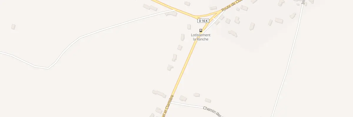 Plan du 1136 Rte de Closel et Claritière à Faverges-de-la-Tour