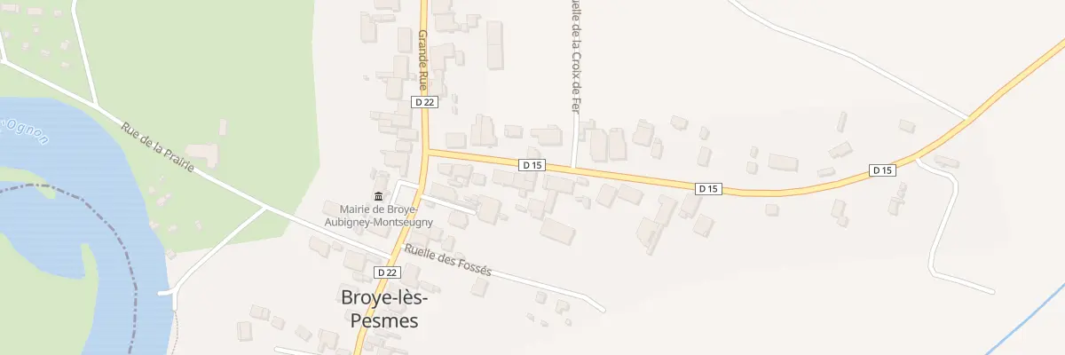 Plan du 10 Rte de Pesmes à Broye-Aubigney-Montseugny