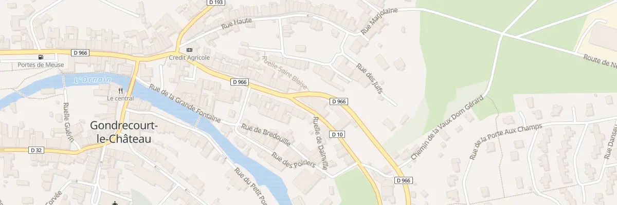 Plan du 35 Rue Raymond Poincare à Gondrecourt-le-Château