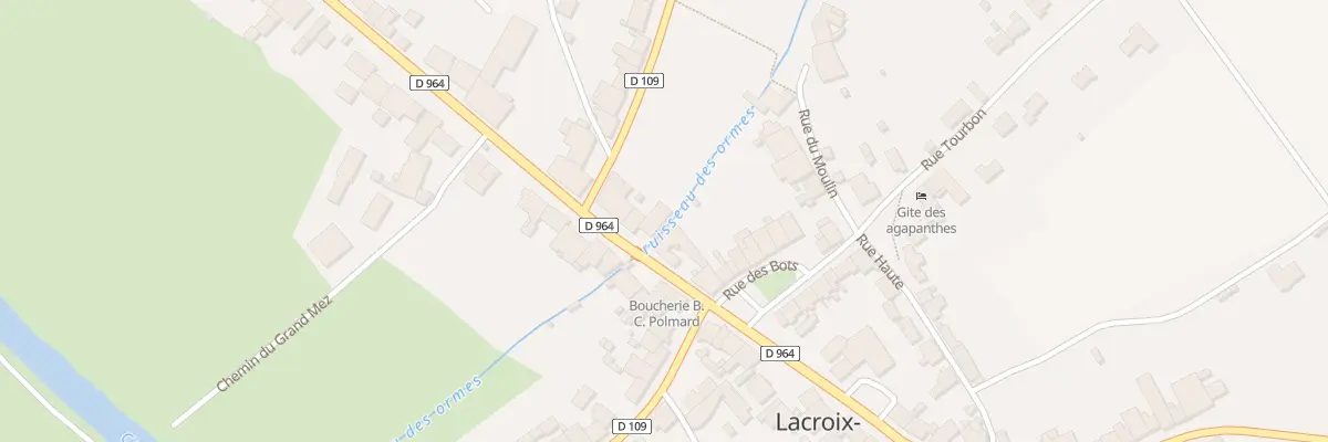Plan du 36 Rue du Gen de Gaulle à Lacroix-sur-Meuse