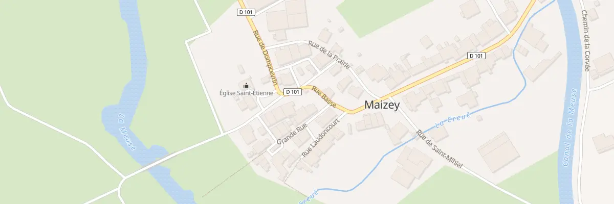 Plan du 2 Gr Grande Rue à Maizey