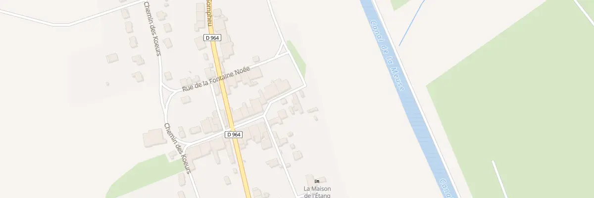 Plan du 2 Rue de la Fontaine Ste Lucie à Sampigny