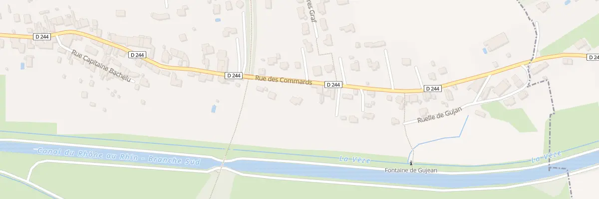 Plan du 65 Rue des Commards à Dole