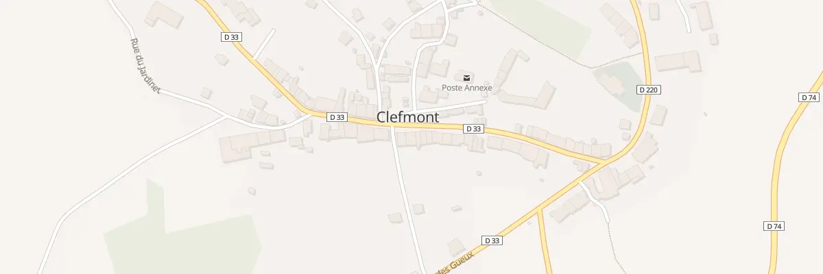 Plan du 31 Rue Gouriere à Clefmont