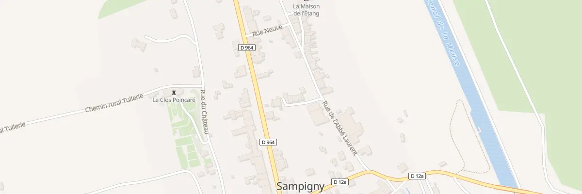 Plan du 7 Rle du Ravin à Sampigny