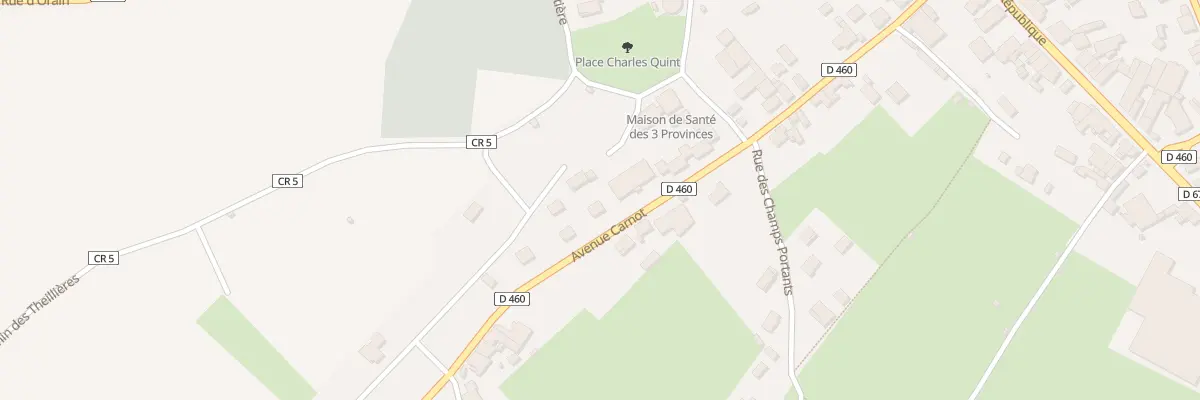 Plan du 26 Av Carnot à Champlitte