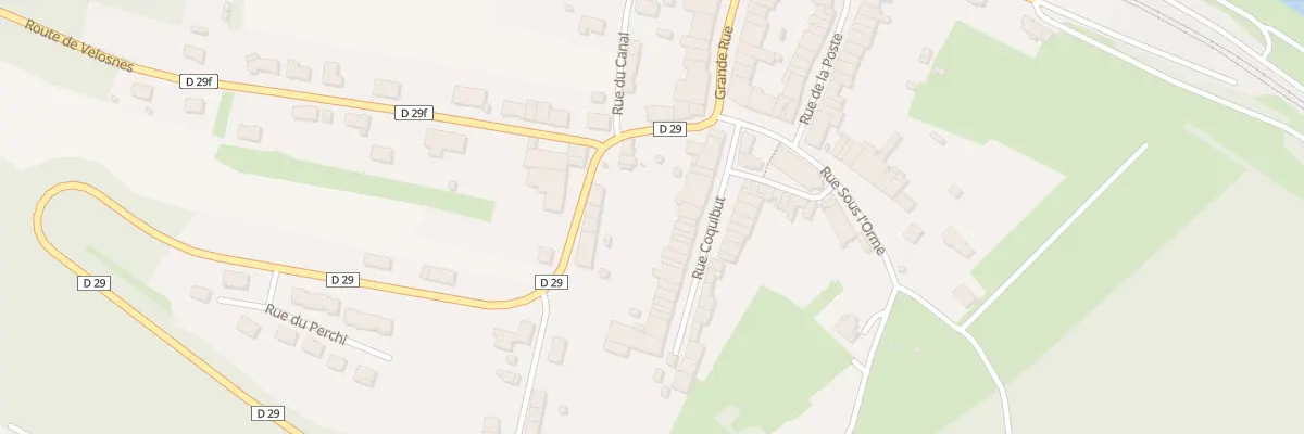 Plan du 10 Rue Coquibut à Charency-Vezin