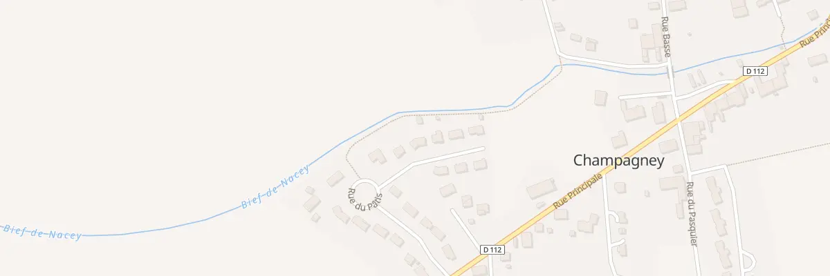 Plan du 21 Rue du Patis à Champagney
