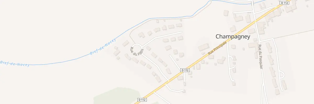 Plan du 8 Rue du Patis à Champagney