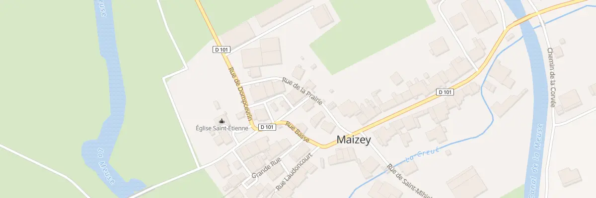 Plan du 2 Rue Maumusson à Maizey