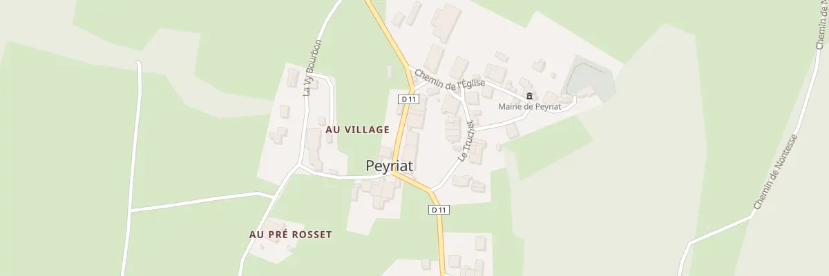 Plan du 376 Rue du Village à Peyriat