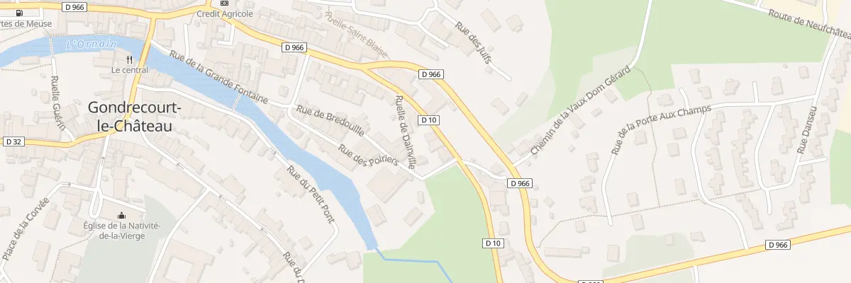 Plan du 44 Rue Raymond Poincare à Gondrecourt-le-Château