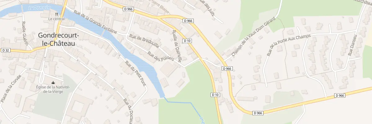 Plan du 21 Rue des Poiriers à Gondrecourt-le-Château