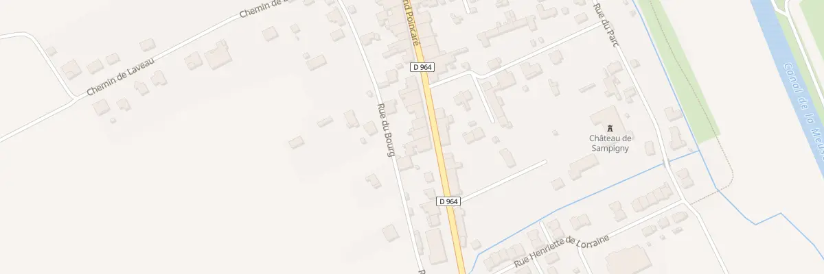 Plan du 28 Rue Raymond Poincare à Sampigny