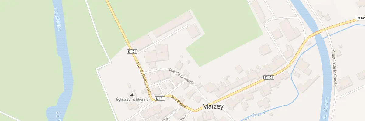 Plan du 6 Rue de la Prairie à Maizey