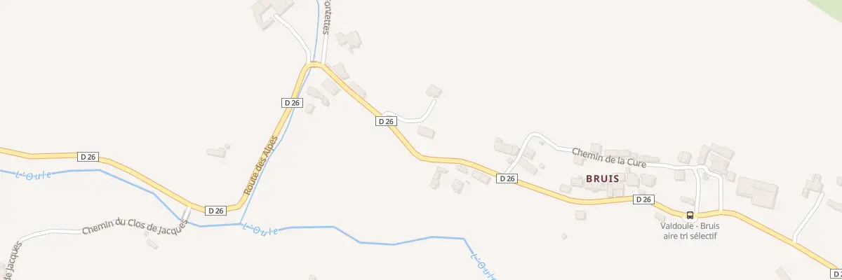 Plan du 5048 Les Oches de Bruis à Valdoule