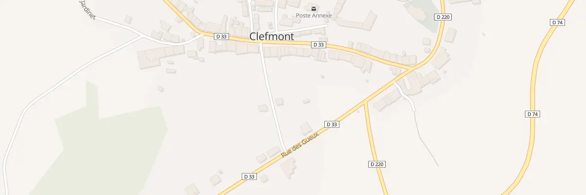 Plan du 1 Rue de la Fontaine à Clefmont