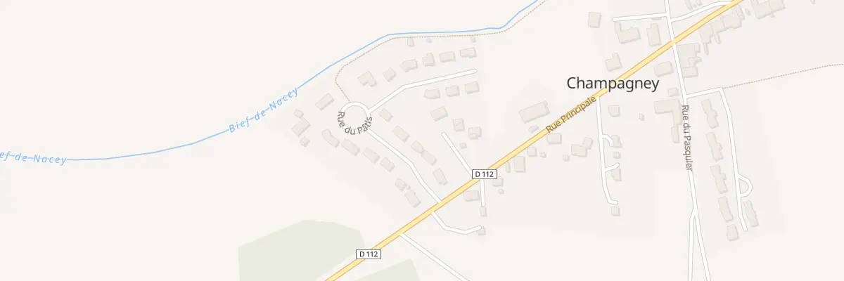 Plan du 6 Rue du Patis à Champagney