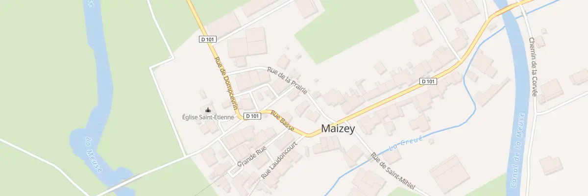 Plan du 1 Rue Maumusson à Maizey