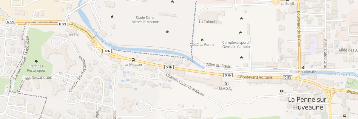 Plan du 57 Bd Voltaire à La Penne-sur-Huveaune