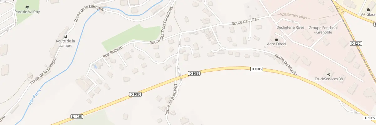Plan du 379 Les Trois Fontaines à Rives