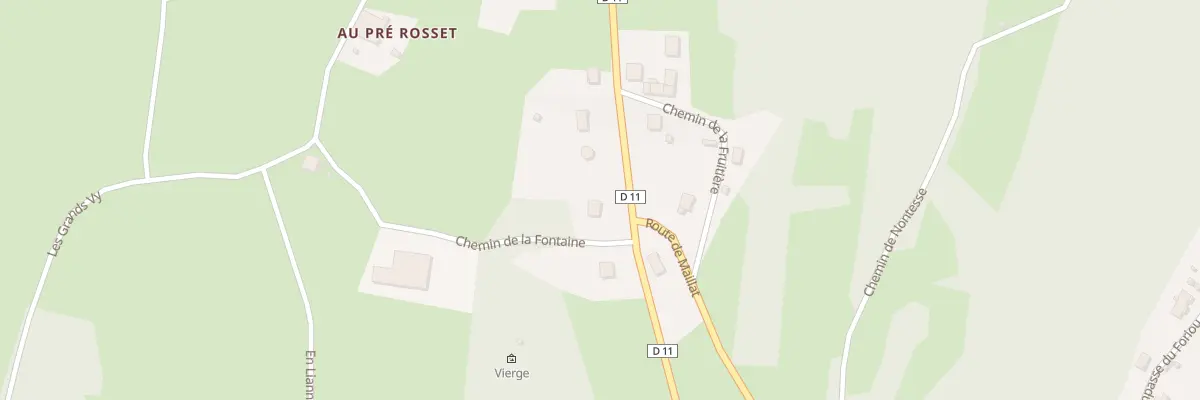 Plan du 93 Rue du Village à Peyriat