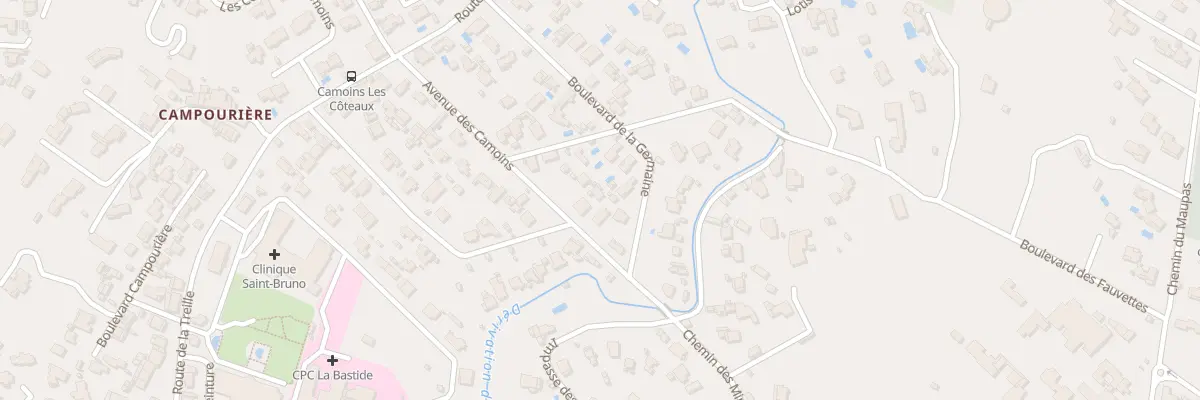Plan du 15 Av des Camoins à Marseille 11e Arrondissement