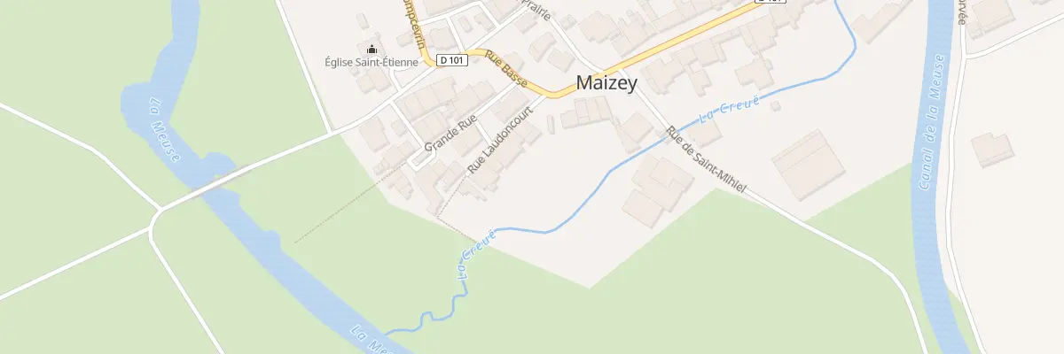 Plan du 5 Rue Laudoncourt à Maizey