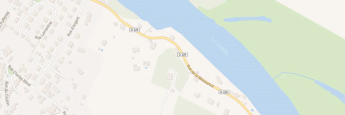 Plan du 97 Rue de la Resistance A Azans à Dole