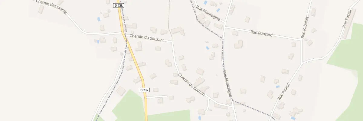 Plan du 38 Che de Souzan au Passage
