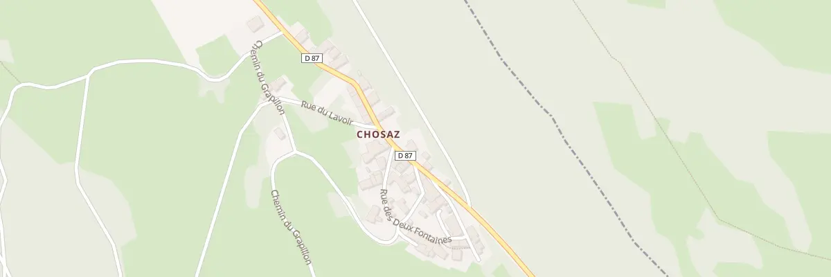 Plan du 5040 A Chozat à Seillonnaz