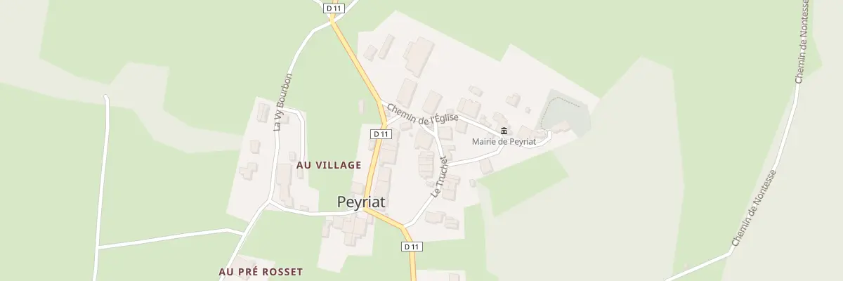 Plan du 56 Che de l’Eglise à Peyriat