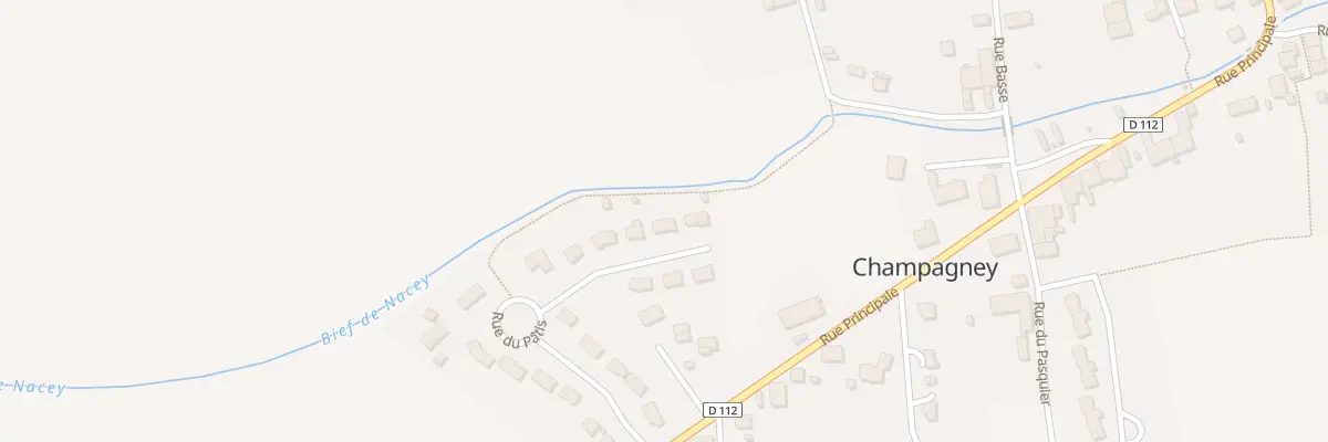 Plan du 25 Rue du Patis à Champagney