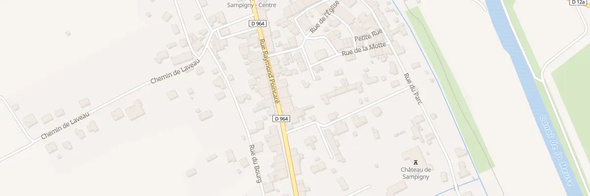 Plan du 27 Rue Raymond Poincare à Sampigny