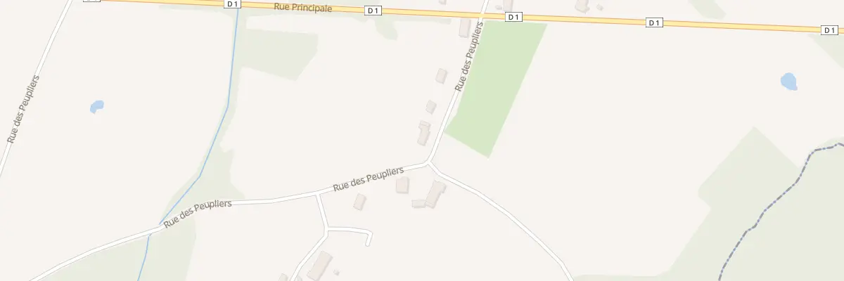 Plan du 140 Rue des Peupliers à Bois-de-Gand