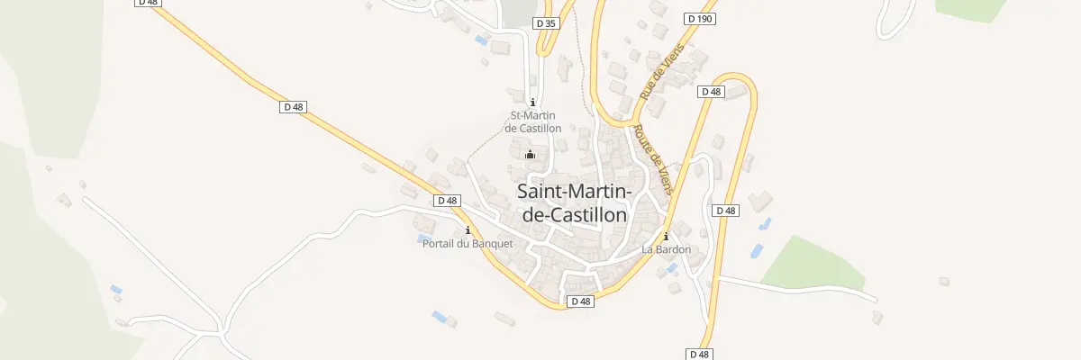 Plan du 5208 Le Village à Saint-Martin-de-Castillon