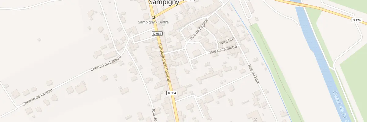 Plan du 8 Pl de Mulhouse à Sampigny