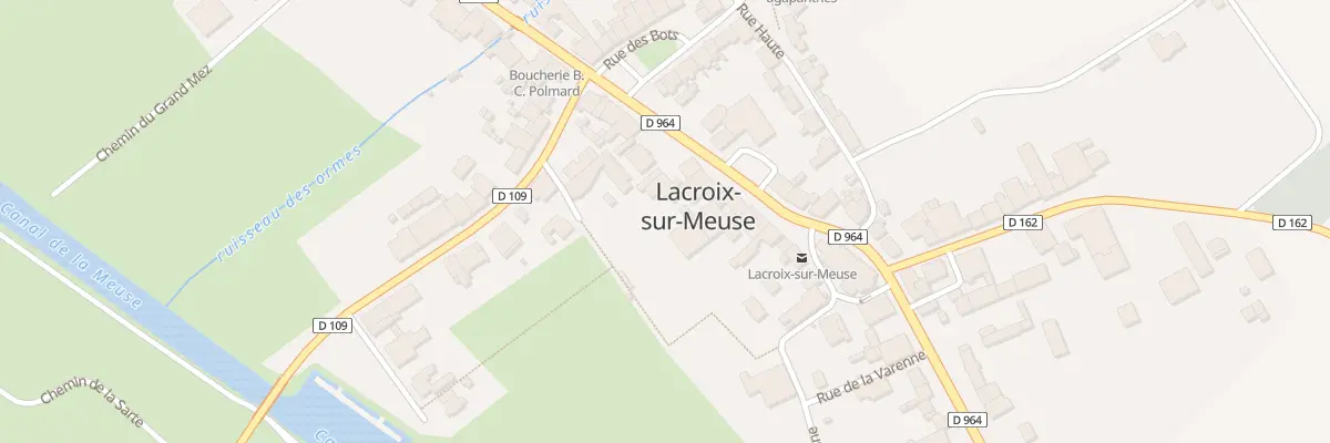 Plan du 33 Rue du Gen de Gaulle à Lacroix-sur-Meuse