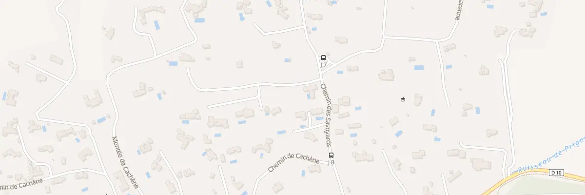 Plan du 395 Che des Savoyards à Saint-Marc-Jaumegarde