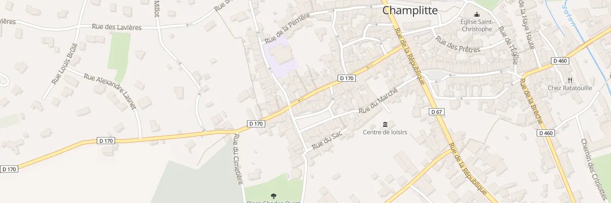 Plan du 41 Rue du Chirurgien Boy à Champlitte