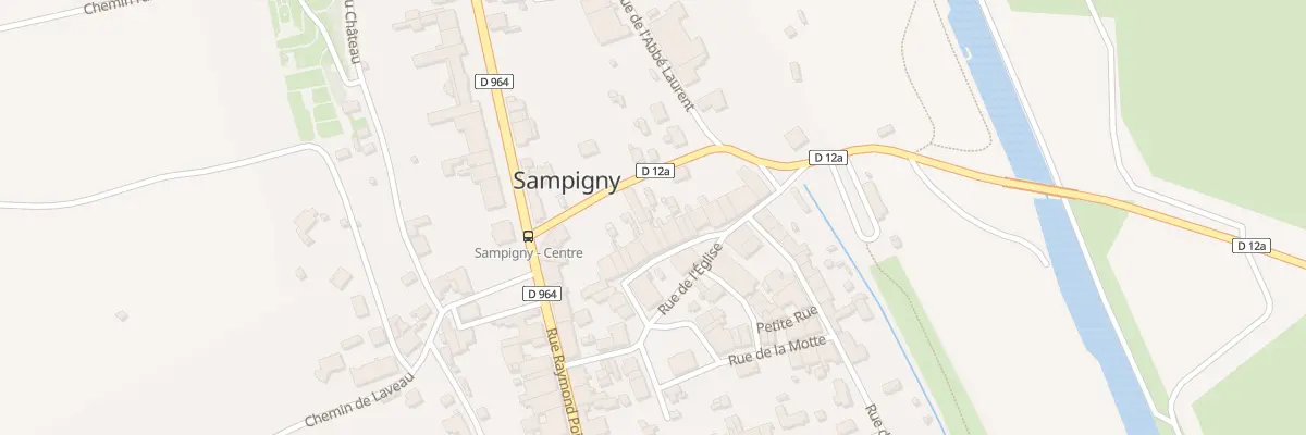 Plan du 7 Rue de la Paix à Sampigny