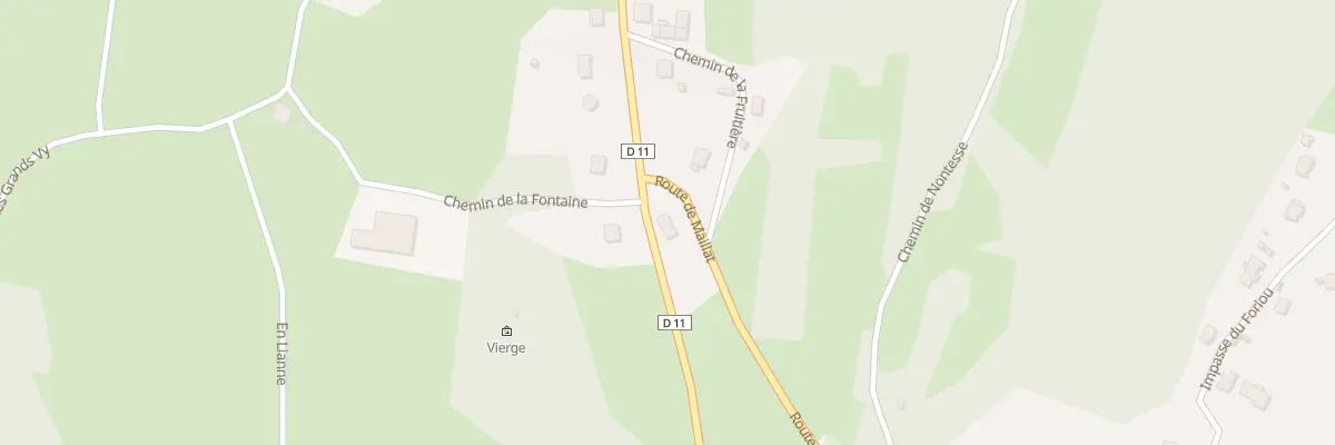 Plan du 6 Rte de Maillat à Peyriat