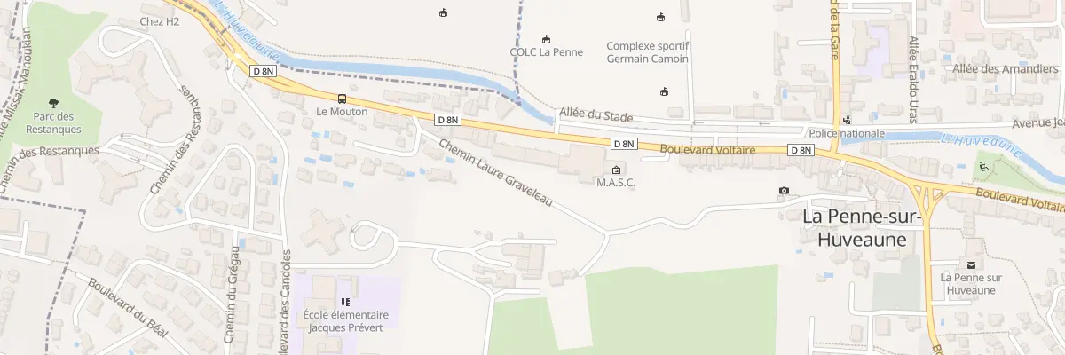 Plan du 66 Bd Voltaire à La Penne-sur-Huveaune