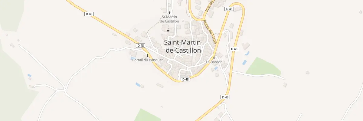 Plan du 5410 Le Village à Saint-Martin-de-Castillon